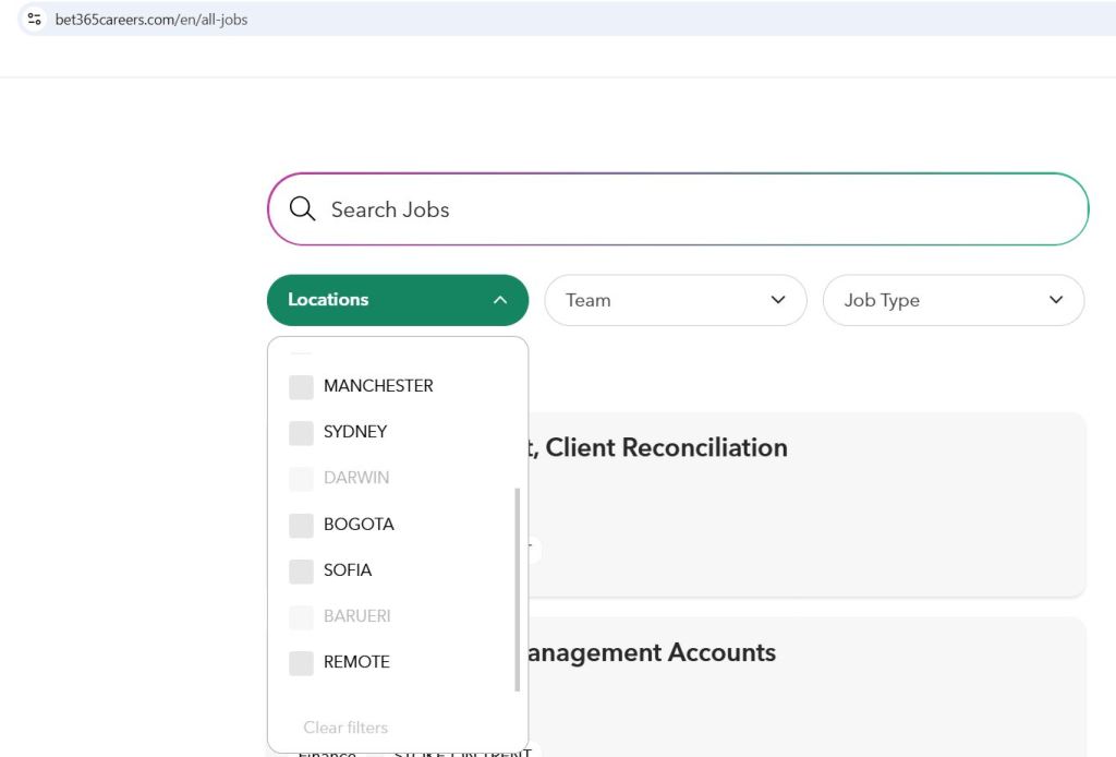 How to Get a Job at Bet365